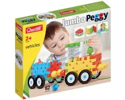 Quercetti Bouwpakket Voertuig Jumbo Peggy Junior 62-delig