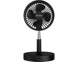 Qware - Portable Mini Desk Fan -Black