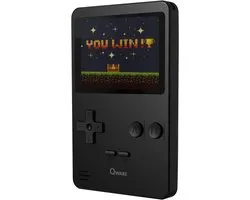 Qware - Retro Gamer - Retro Spelcomputer - Retro Console - Mini Spelcomputer - 2.8 inch - 8-Bit - 240 Games - Klassiek - Nostalgie - Spelletjes - Zwart