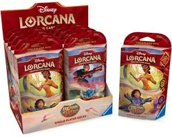 Ravensburger - Disney Lorcana Starter Deck Display (8x) - Verzamelkaartspel - Vanaf 8 Jaar