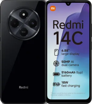 Redmi 14C 128GB Zwart 4G