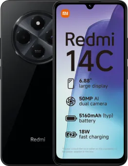 Redmi 14C 256GB Zwart 4G