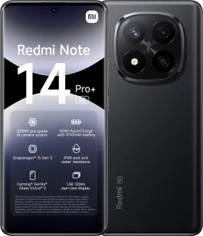 Redmi Note 14 Pro+ 512GB Zwart 5G Redmi Note 14 Pro+ 512GB Zwart 5G