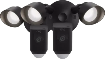 Ring Floodlight Cam Wired Plus Zwart Duo-pack