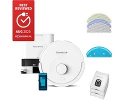 Rowenta X-Plorer Serie 90 RR8797WH ANIMAL Robotstofzuiger met Leeg- en oplaadstation Wit