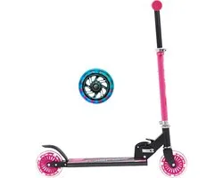Sajan - Kinderstep - Step - Step met LED Wielen - Aluminium - Autoped - Roze - Autoped - Scooter