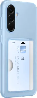 Samsung Galaxy A56 Card Slot Back Cover Blauw