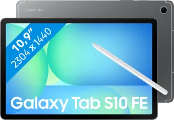 Samsung Galaxy Tab S10 FE 10,9 inch 128GB Wifi + 5G Grijs Enterprise Edition