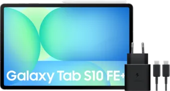 Samsung Galaxy Tab S10 FE Plus 13,1 inch 128GB Wifi en 5G Grijs + Oplaadpakket