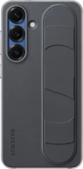 Samsung S25 Standing Grip Back Cover Zwart