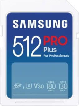 Samsung SDXC PRO Plus 512GB 180MB/s Samsung SDXC PRO Plus 512GB 180MB/s