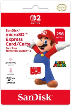 Sandisk MicroSD Express Nintendo Switch 2 256GB
