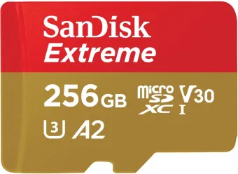 SanDisk MicroSDXC Extreme 256GB 190MB/s SanDisk MicroSDXC Extreme 256GB 190MB/s