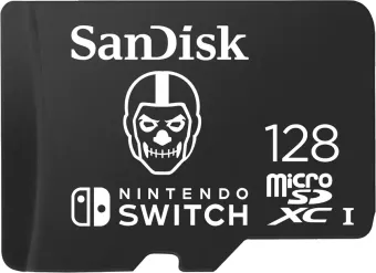 SanDisk MicroSDXC Extreme Gaming 128GB Fortnite (Nintendo licensed) SanDisk MicroSDXC Extreme Gaming 128GB Fortnite (Nintendo licensed)