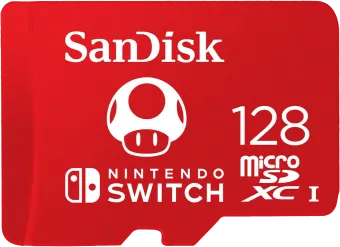 SanDisk MicroSDXC Extreme Gaming 128GB Toad (Nintendo licensed)