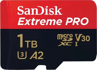 SanDisk MicroSDXC Extreme Pro 1TB 200MB/s SanDisk MicroSDXC Extreme Pro 1TB 200MB/s