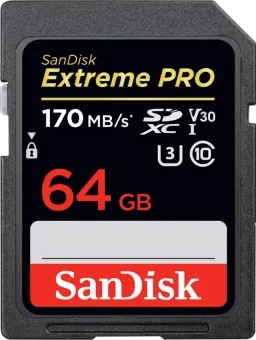 SanDisk SDXC Extreme Pro 64GB 170MB/s