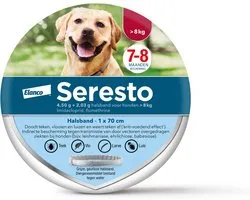 Seresto Teken- En Vlooienband Large - Anti tekenmiddel - per stuk > 8 Kg