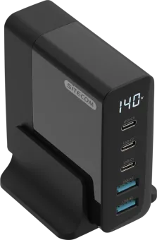 Sitecom 140W Power Delivery Desktop Charger with LED display