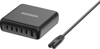 Sitecom 200W GaN Power Delivery Desktop oplader