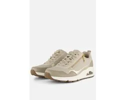 Skechers UNO- METALLIC SLIDERS Dames Sneakers - Taupe