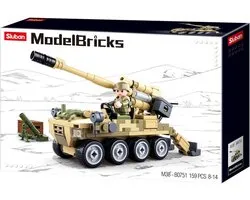 Sluban 8x8 Mobile Cannon