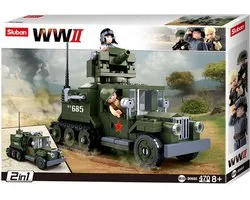 Sluban Army - Geallieerde Half-Track 2 in 1