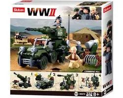 Sluban Army - WWII Giftbox 4into1