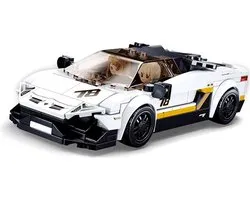Sluban Italiaanse Supercar Wit
