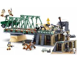 Sluban M38-B0981 - Brug Te ver - 769 onderdelen - Lego Compatibel - Bouwdoos