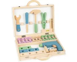 Small Foot - Houten Gereedschapskoffer Nordic, 43dlg.