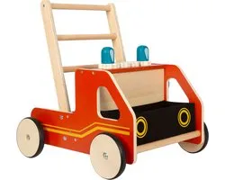 Small Foot - Houten Loopwagen Brandweer