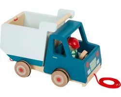 Small Foot - Houten Trekfiguur Kiepvrachtwagen