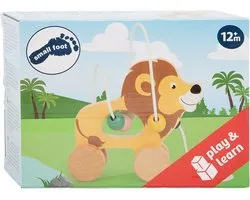 Small Foot - Houten Trekfiguur met Motoriekspiraal Safari