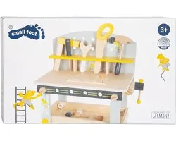Small Foot - Houten Werkbank Compact Miniwob, 34dlg.