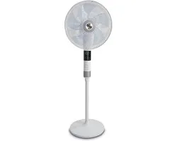 Solis Breeze 360deg Statiefventilator 7582 - Ventilator Staand Met Afstandsbediening - Timerfunctie - 140 cm Hoog - Wit