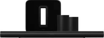 Sonos Arc Ultra + Era 100 Home Cinema Set Zwart