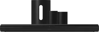 Sonos Arc Zwart + 2x Era 100 Zwart + Sub Mini Zwart
