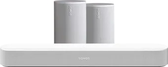 Sonos Beam Gen2 Wit + 2x Era 100 Wit