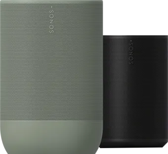 Sonos Move 2 Groen + Era 100 zwart