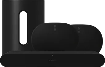 Sonos Ray Zwart + Era 300 Zwart + Sub Mini Zwart