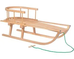 Springos Slee - Rugleuning - Gelakt Beukenhout - Neutraal