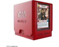 Star Wars Unlimited Twin Suns Deck Pod Rood - Deckbox - Tokenbox - voor Star Wars Unlimited - Gamegenic