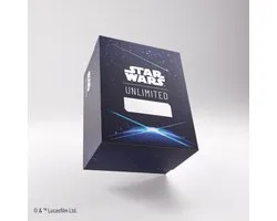 Star Wars Unlimited Twin Suns Soft Crate Card Back Blue - Deckbox - Tokenbox - voor Star Wars Unlimited - Gamegenic