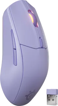 SteelSeries Rival 3 Gen 2 Draadloze Gaming Muis Lavendel