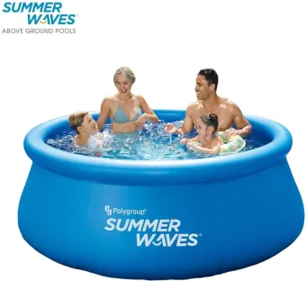 Summer Waves Quick Set Zwembad | Met Filterpomp | Ø244 x 76 cm