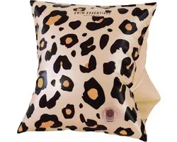 Swim Essentials | Beige Panterprint Zwembandjes 0-2 jaar