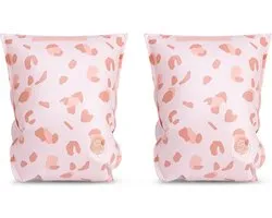 Swim Essentials | Oudroze Panterprint Zwembandjes 0-2 jaar