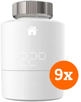 Tado Slimme Radiatorknop uitbreiding 9-Pack