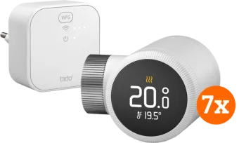 Tado Slimme Radiatorknop X - Startpakket 7-Pack